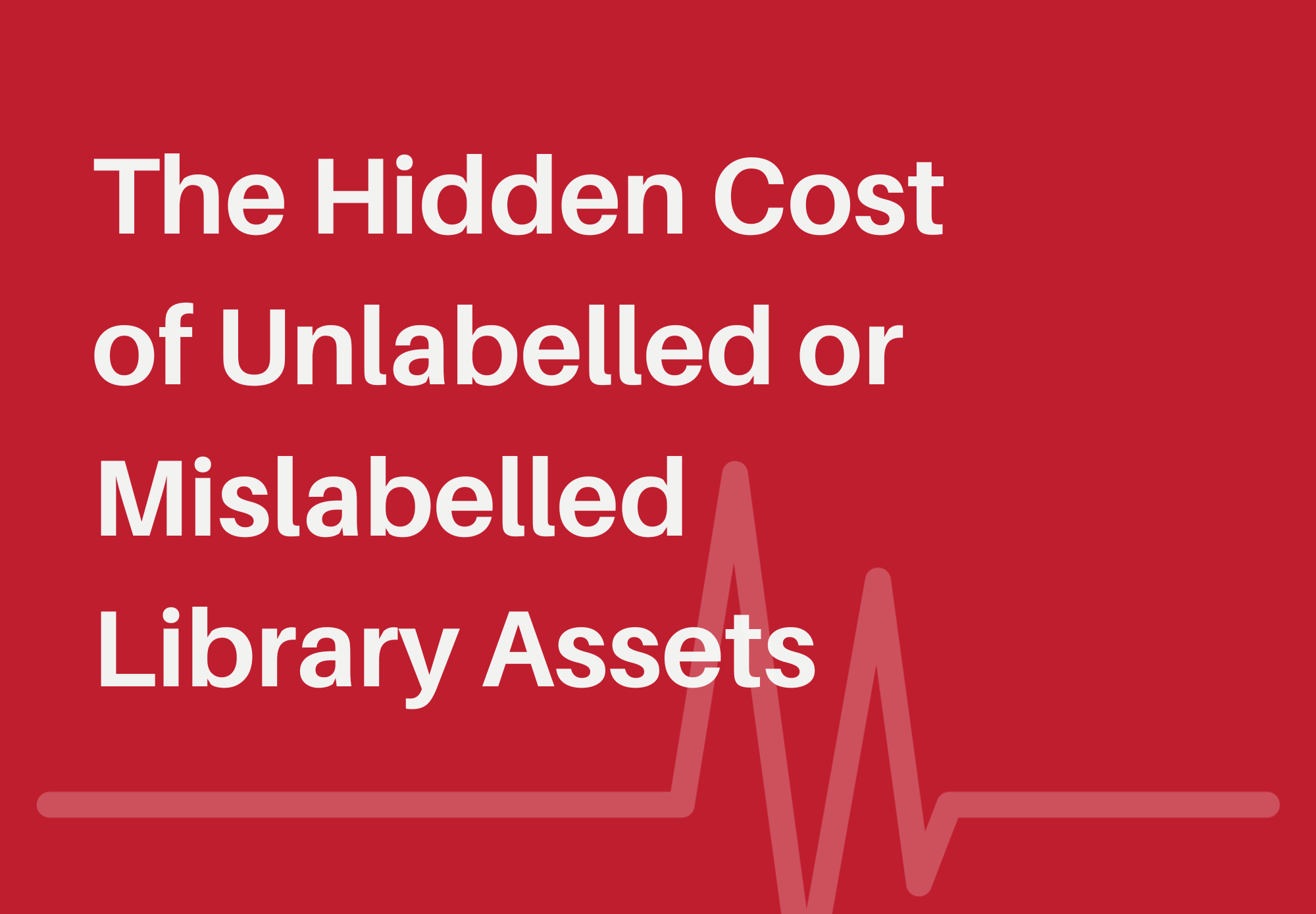 The Hidden Cost of Unlabelled or Mislabelled Library Assets